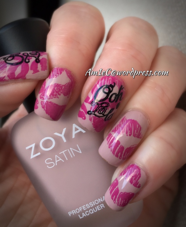 Zoya Brittany with Bundle Monster stamping