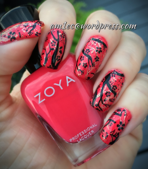 Zoya Dixie and bundle monster nailstamping
